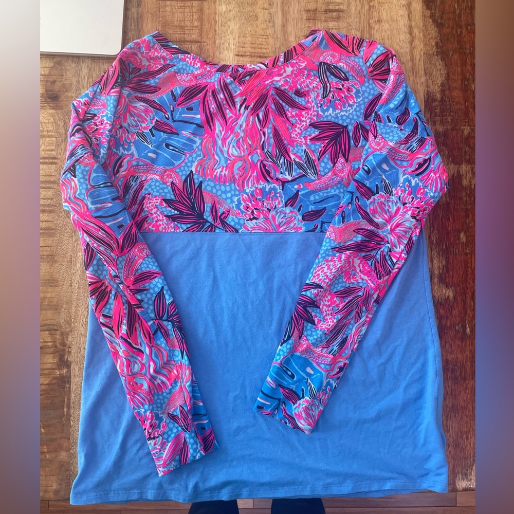 Lilly Pulitzer Finn Top-Small- “Wild Times”